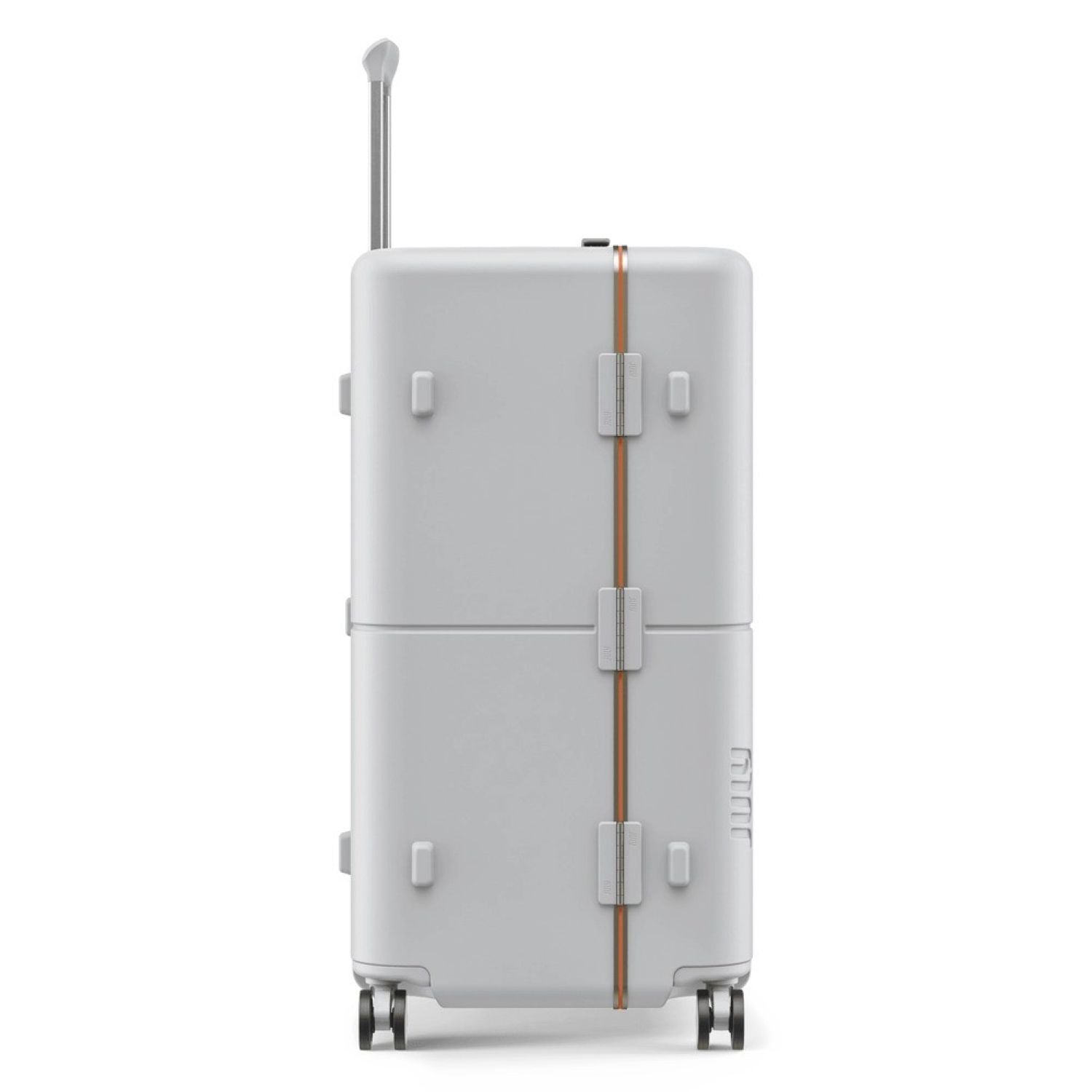 July Checked Trunk Polycarbonate Frame 28" Luggage - Matte Light Grey