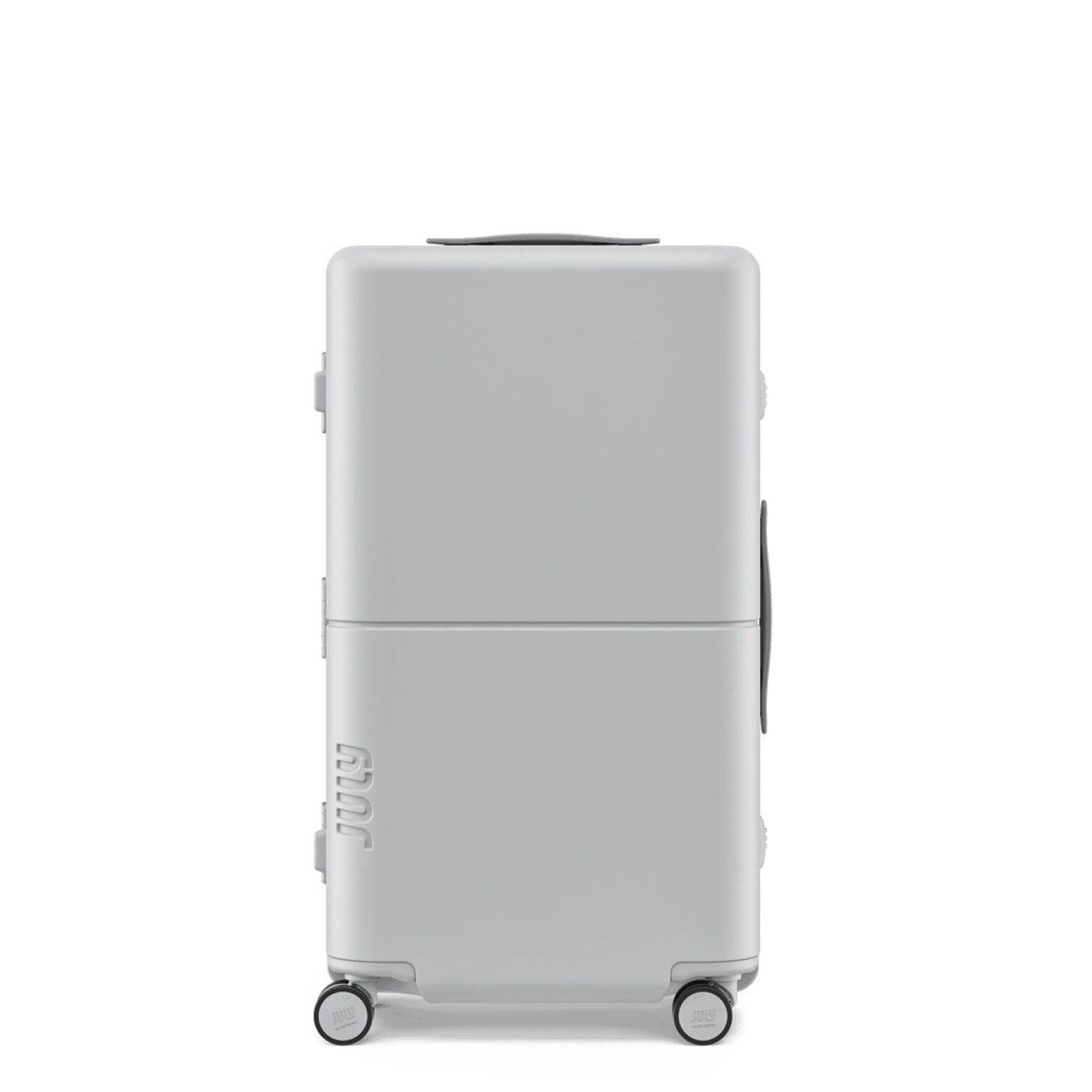 July Checked Trunk Polycarbonate Frame 28" Luggage - Matte Light Grey