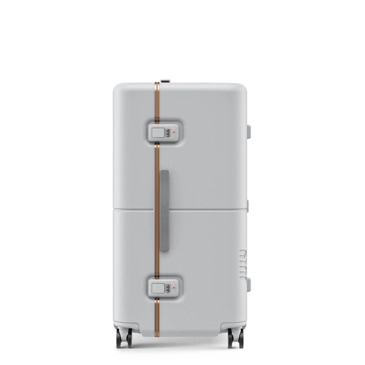 July Checked Trunk Polycarbonate Frame 28" Luggage - Matte Light Grey