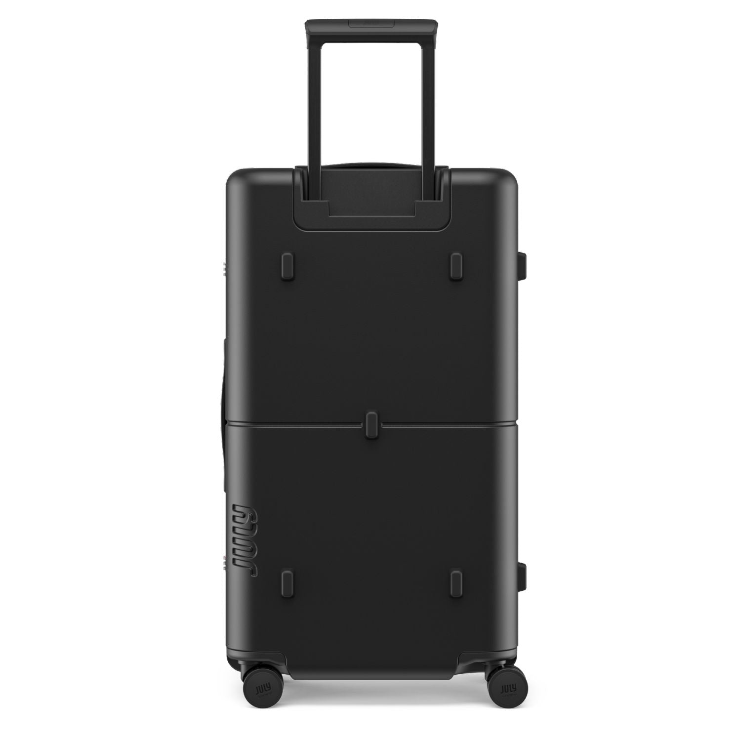 July Checked Trunk Polycarbonate Frame 28" Luggage - Matte Black