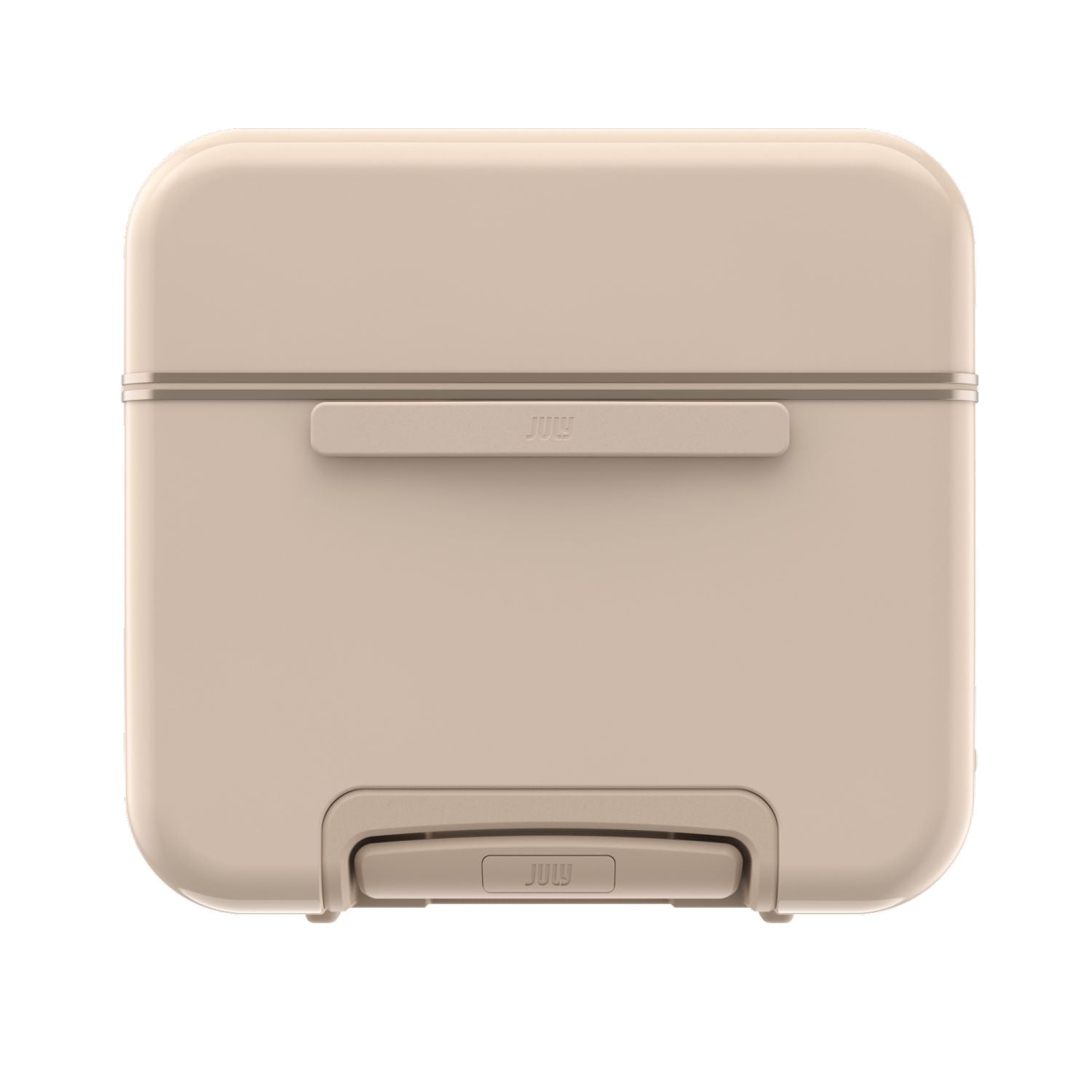 July Checked Trunk Polycarbonate Frame 28" Luggage - Sand