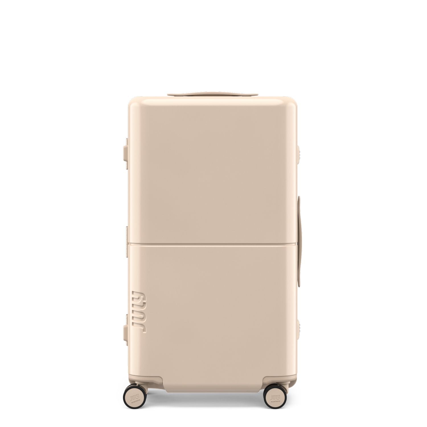 July Checked Trunk Polycarbonate Frame 28" Luggage - Sand
