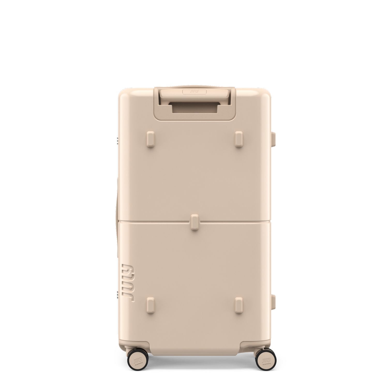 July Checked Trunk Polycarbonate Frame 28" Luggage - Sand