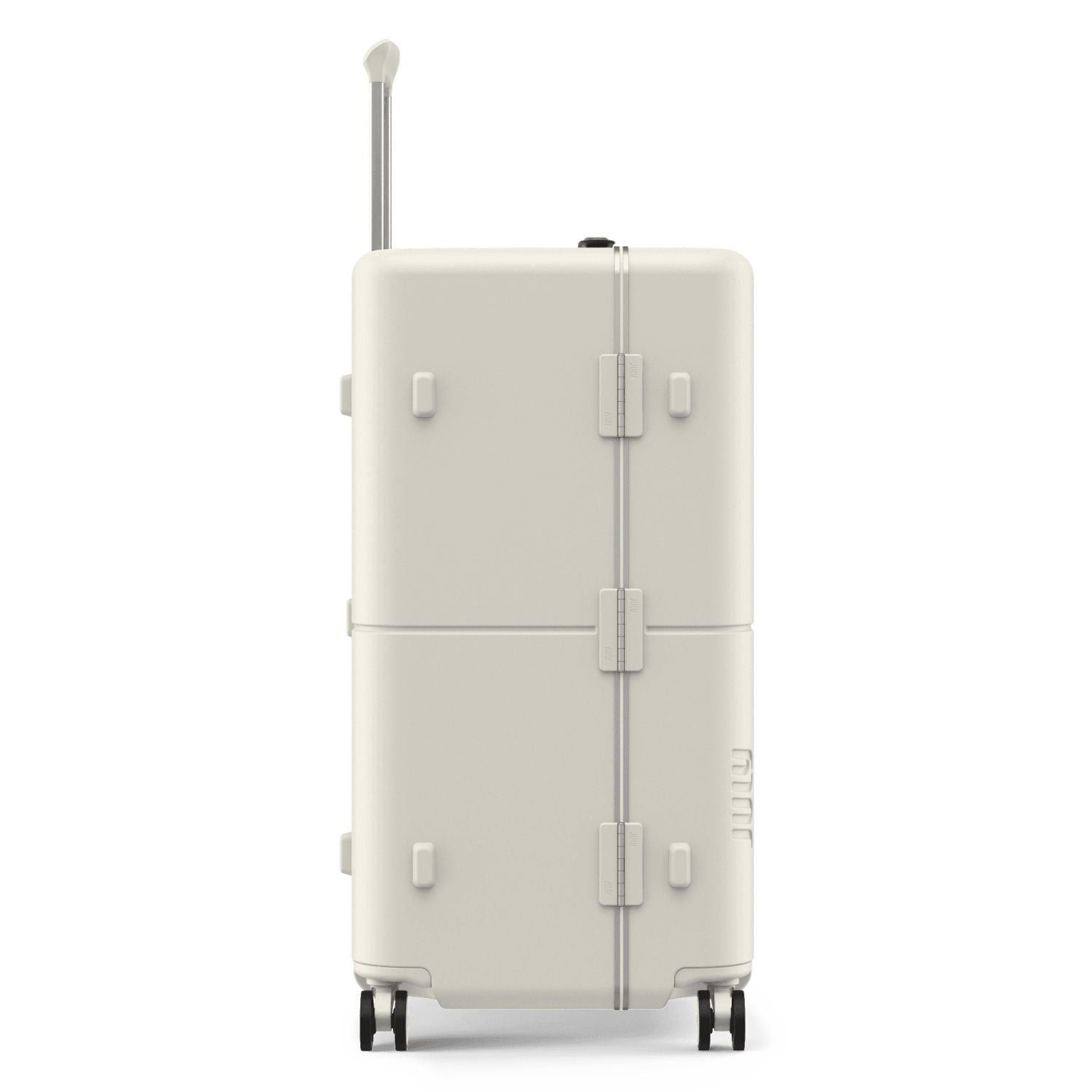 July Checked Trunk Polycarbonate Frame 28" Luggage - Matte Cream