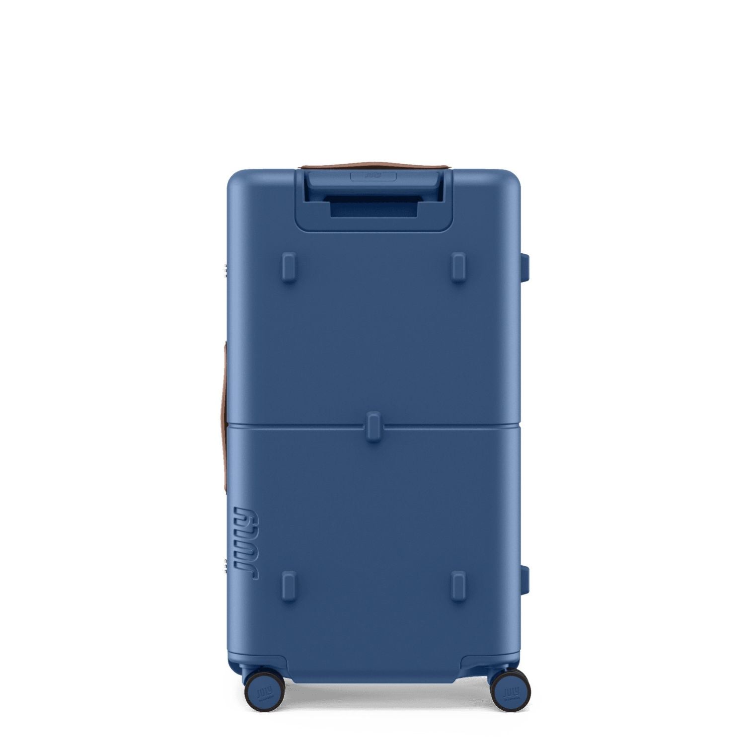 July Checked Trunk Polycarbonate Frame 28" Luggage - French Blue