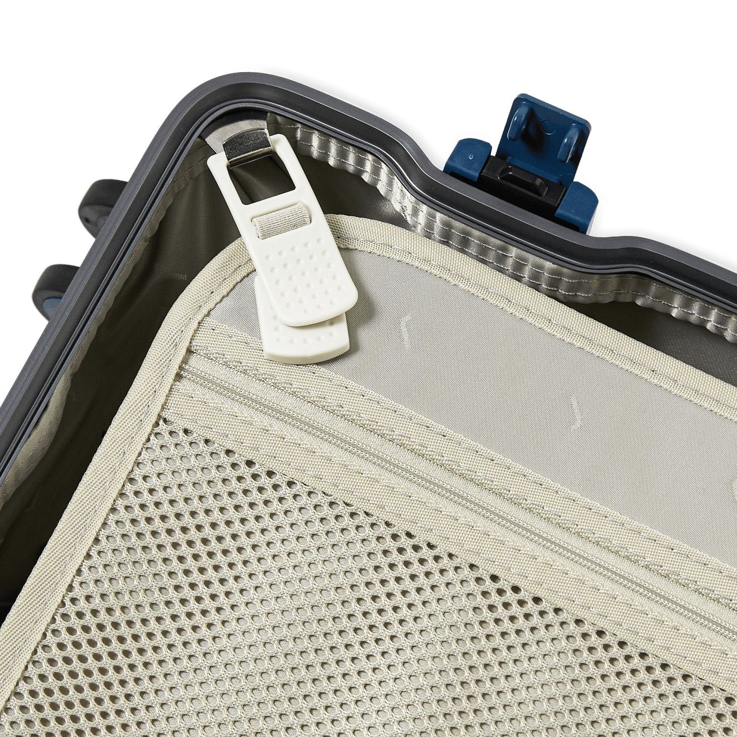 July Checked Trunk Polycarbonate Frame 28" Luggage - French Blue