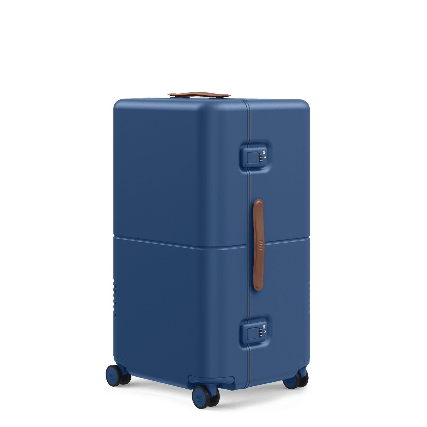 July Checked Trunk Polycarbonate Frame 28" Luggage - French Blue
