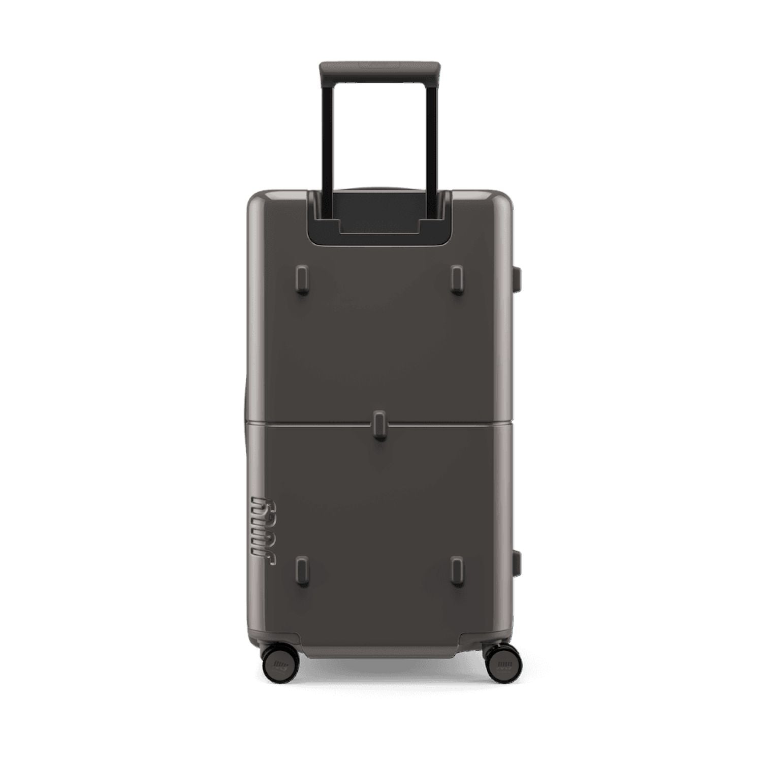 July Checked Trunk Polycarbonate Frame 28" Luggage - Grey