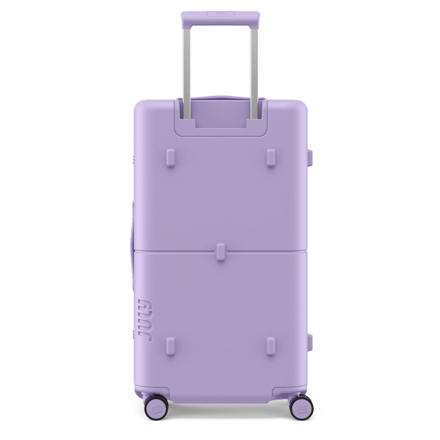 July Checked Trunk Polycarbonate Frame 28" Luggage - Lilac