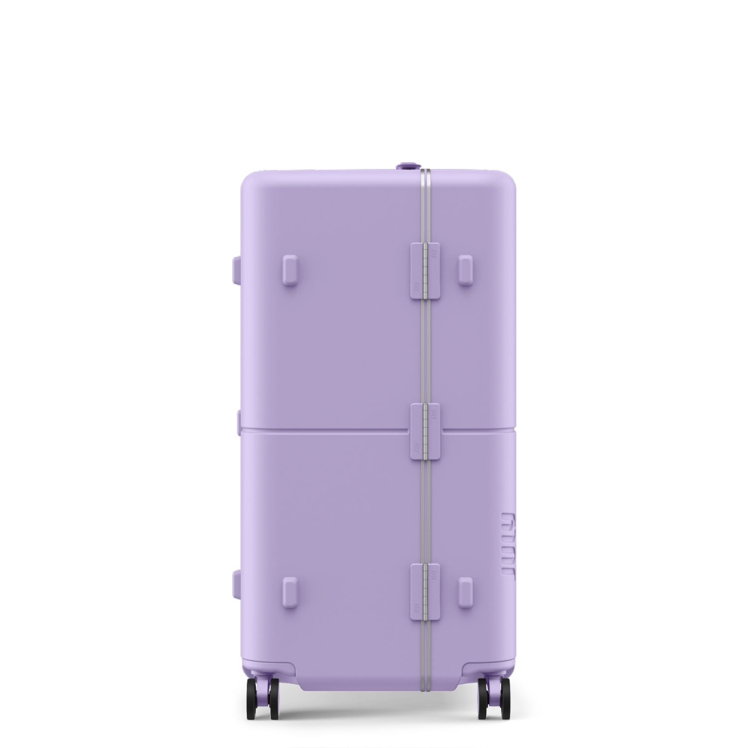 July Checked Trunk Polycarbonate Frame 28" Luggage - Lilac