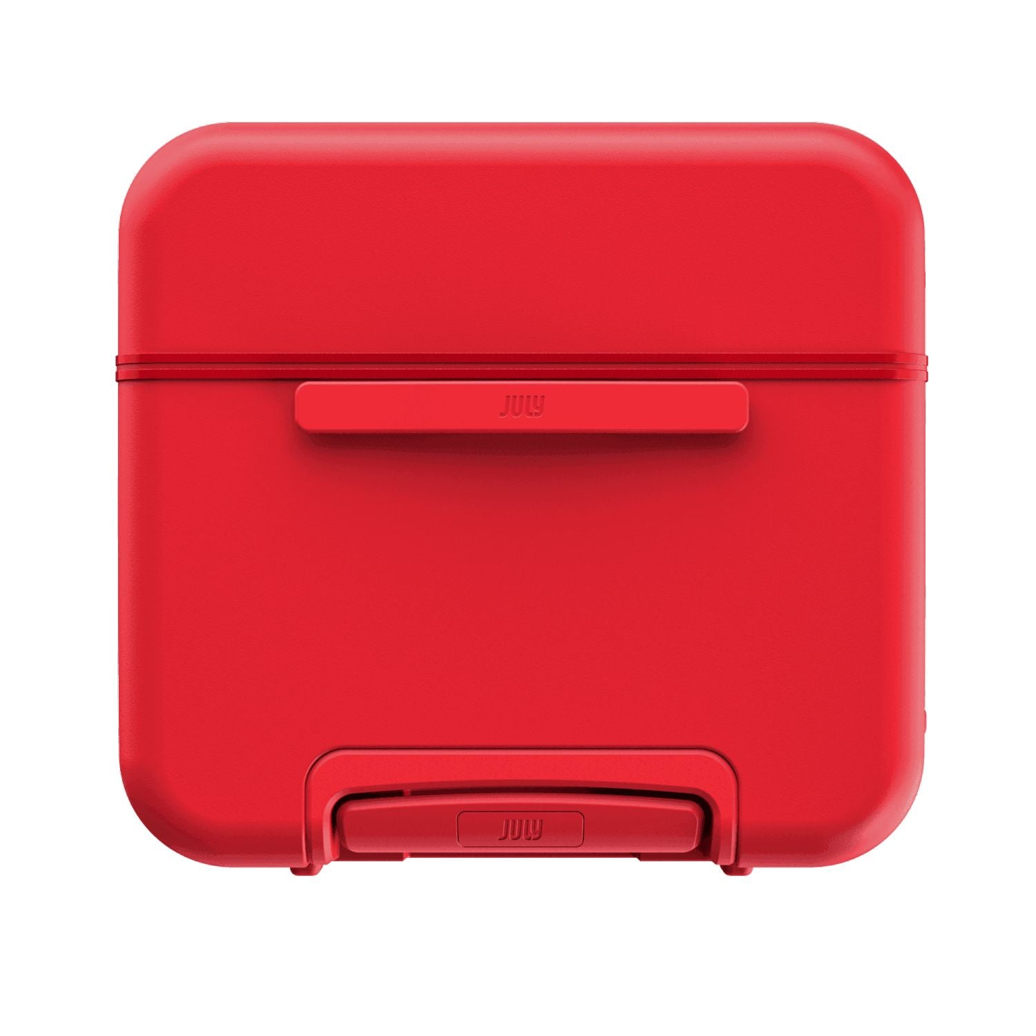 July Checked Trunk Polycarbonate Frame 28" Luggage - Matte Red