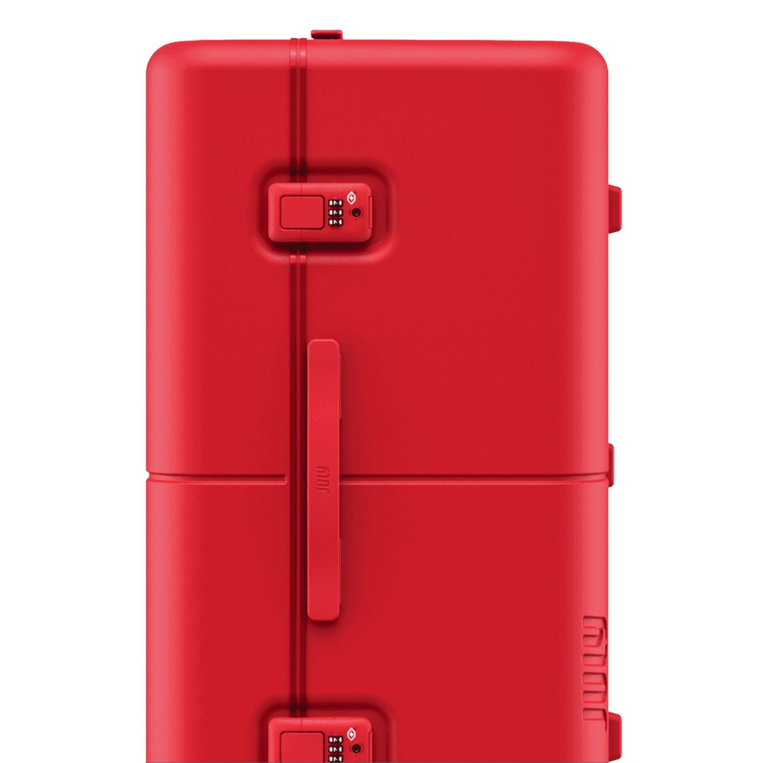 July Checked Trunk Polycarbonate Frame 28" Luggage - Matte Red