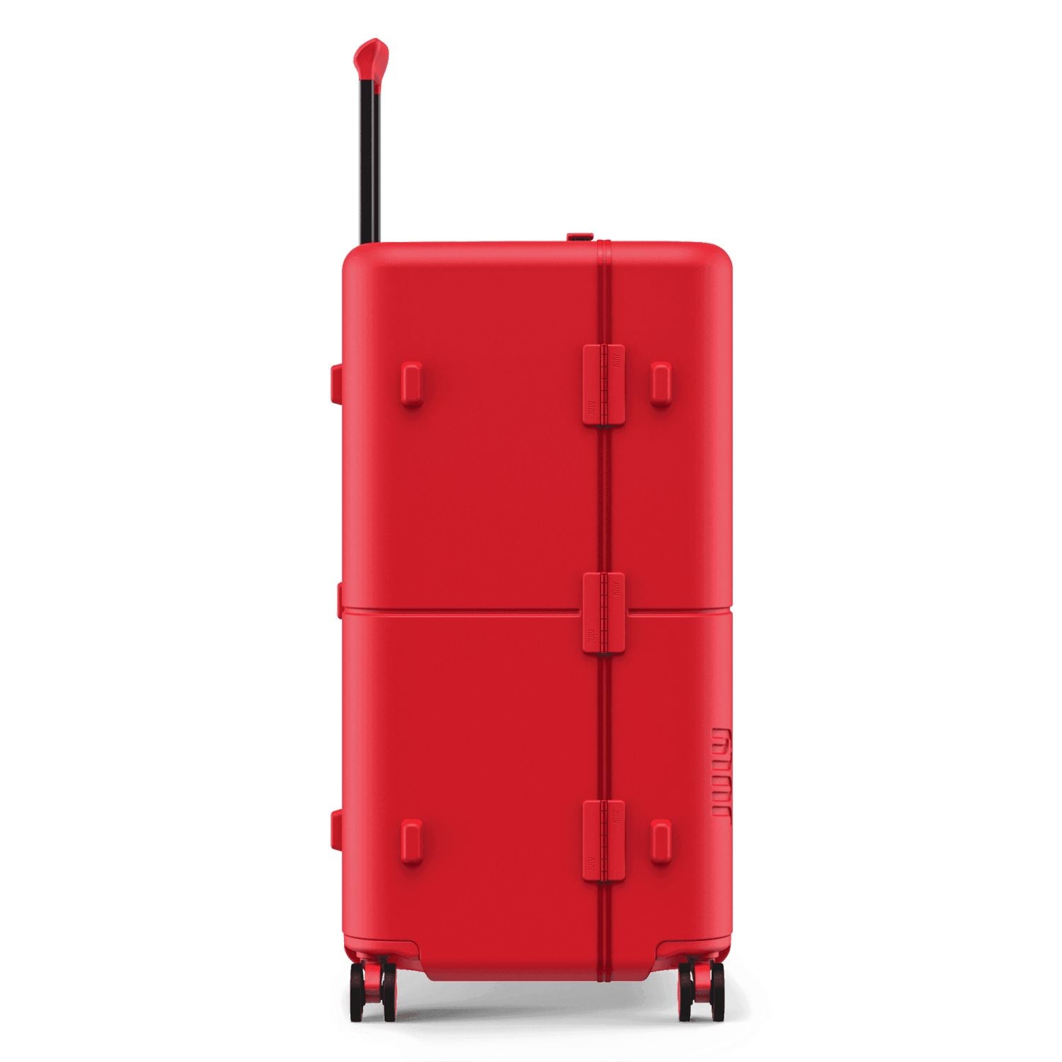 July Checked Trunk Polycarbonate Frame 28" Luggage - Matte Red