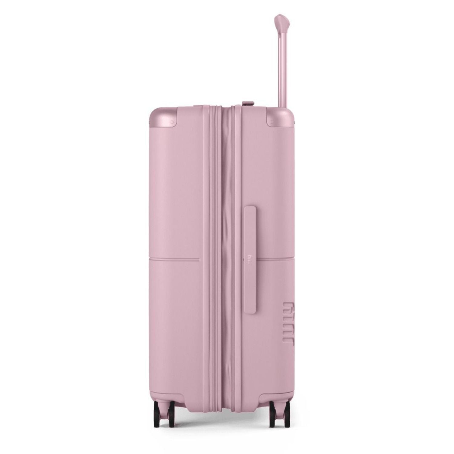 July Checked Expandable Polycarbonate With Casesafe Tracking 26" Luggage - Blush Pink
