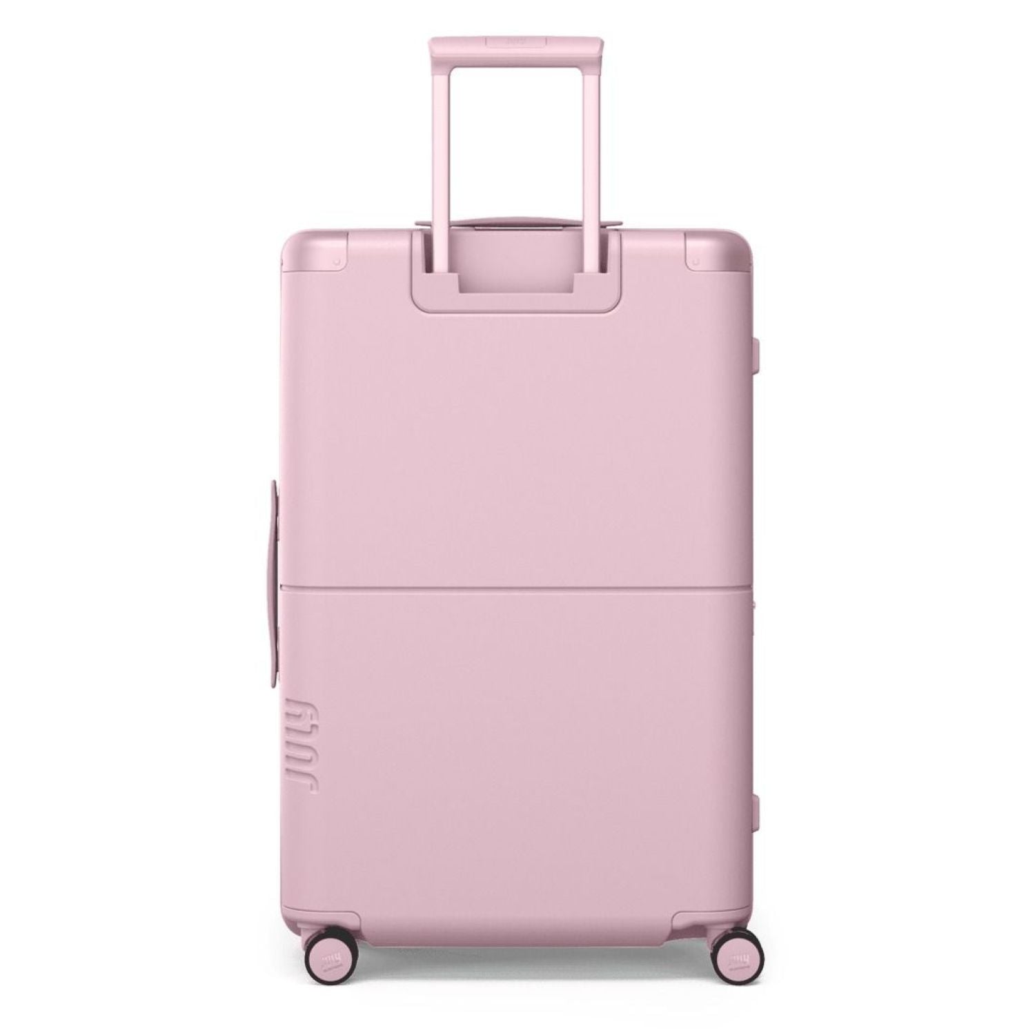 July Checked Plus Expandable Polycarbonate With Casesafe Tracking 28" Luggage - Blush Pink