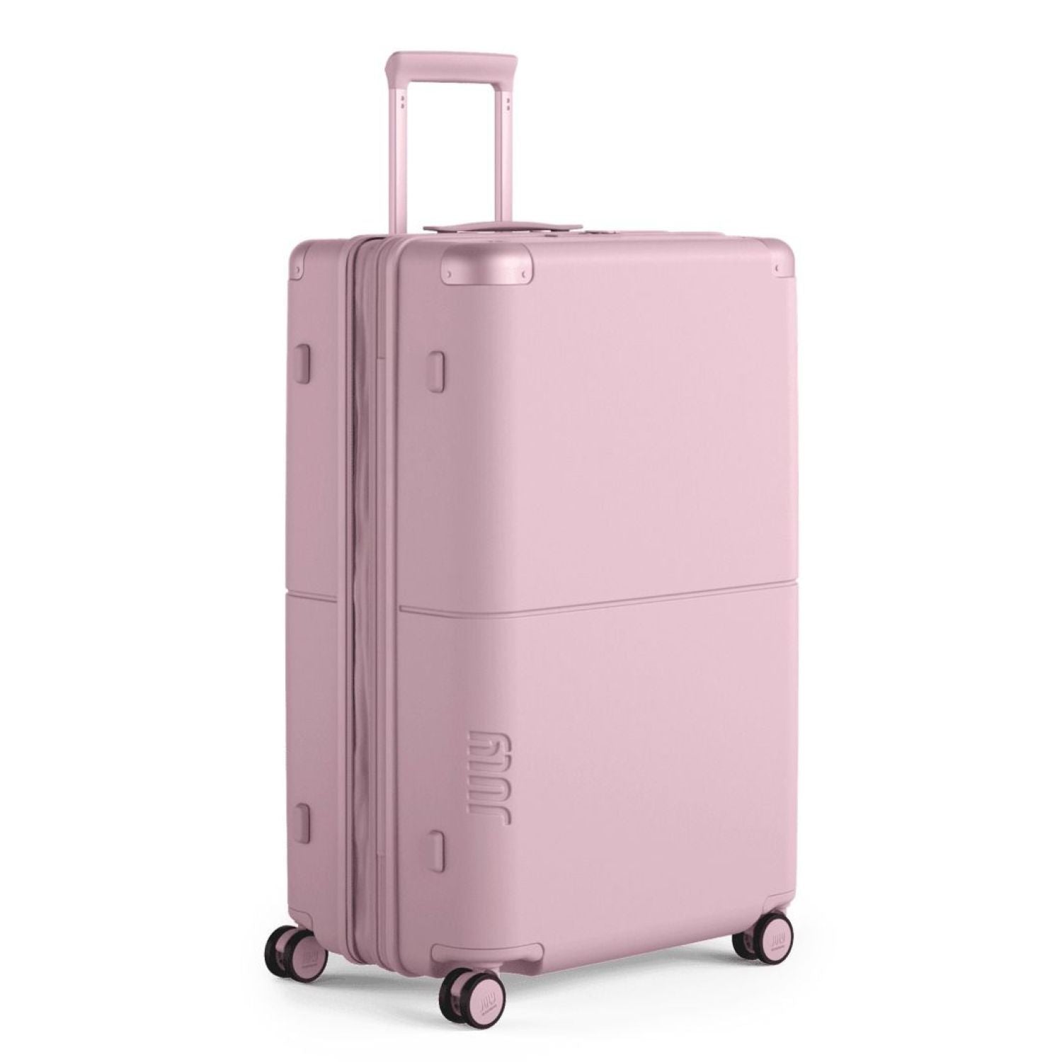 July Checked Plus Expandable Polycarbonate With Casesafe Tracking 28" Luggage - Blush Pink