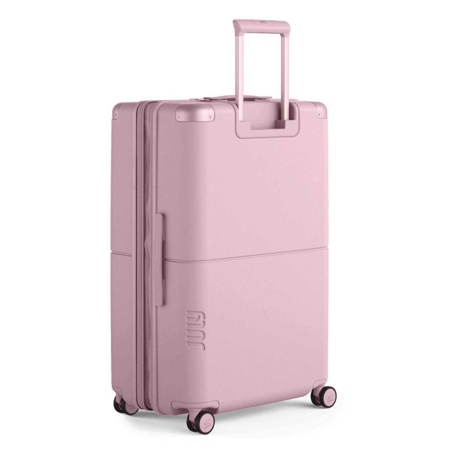 July Checked Plus Expandable Polycarbonate With Casesafe Tracking 28" Luggage - Blush Pink