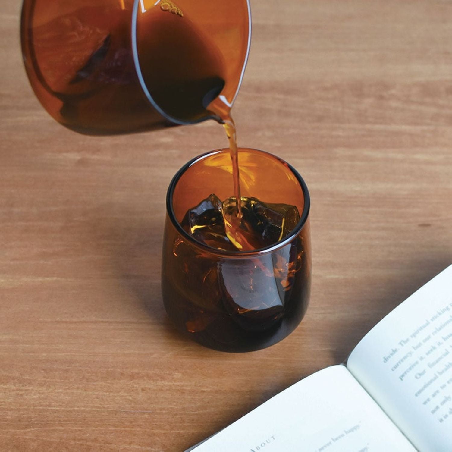 Kinto Sepia Jug 600ML - Amber