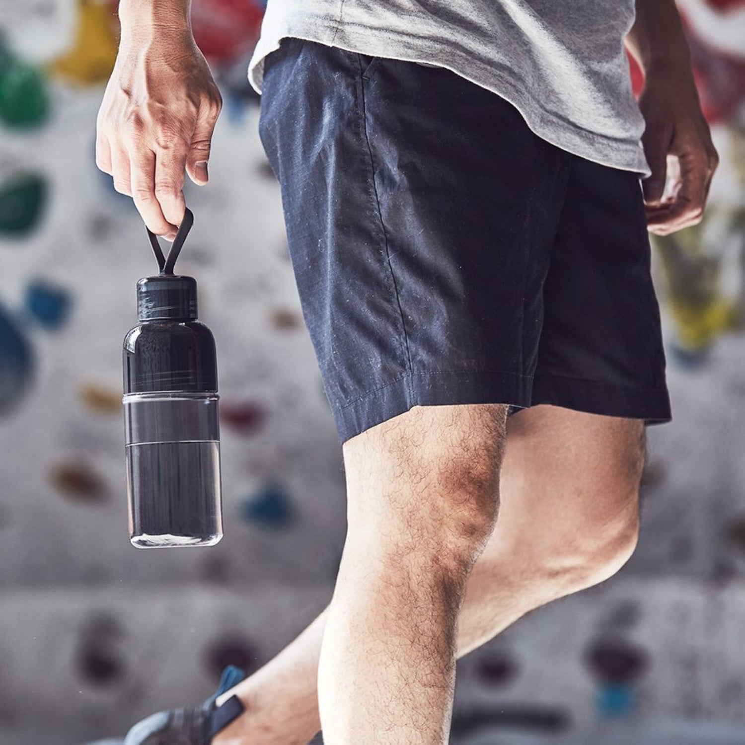 Kinto Workout Water Bottle 480ML - Smoke