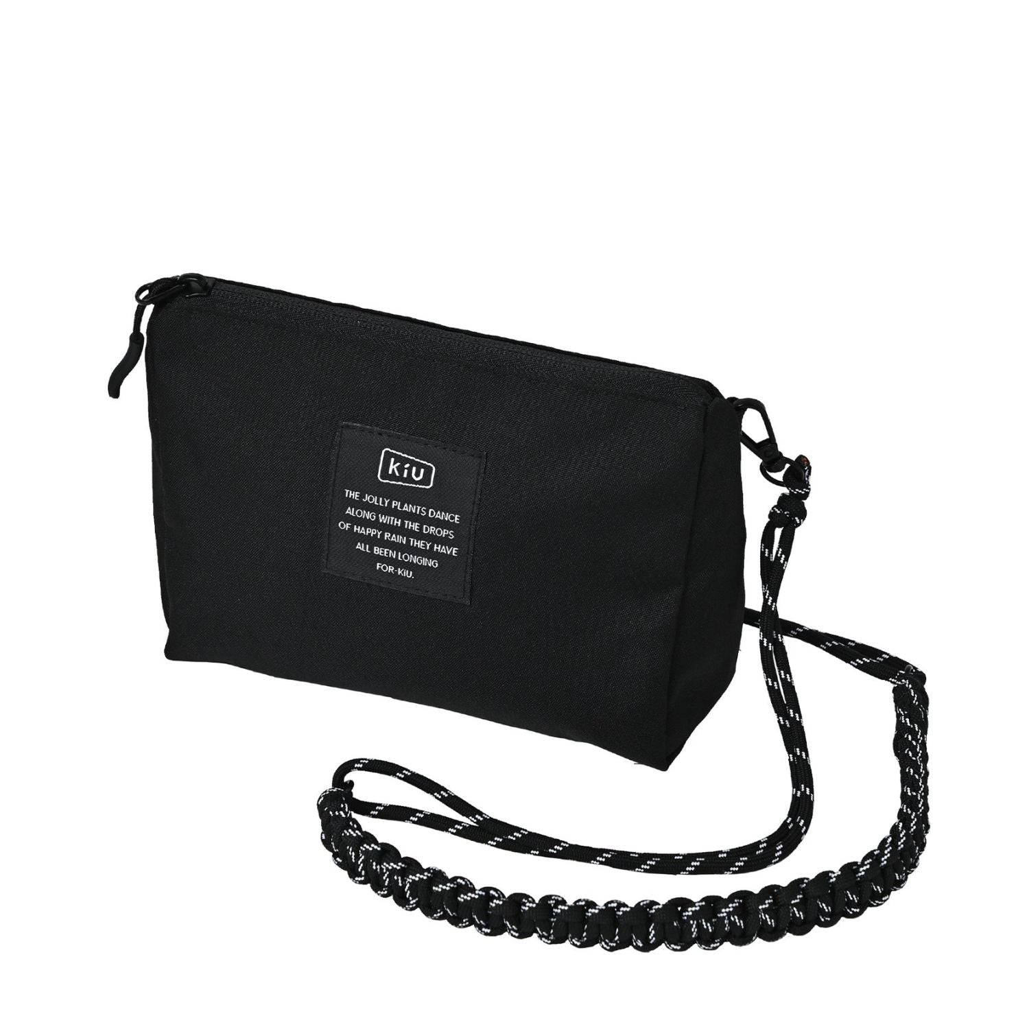 KiU Waterproof Paracord Sacoche Pouch (Black)