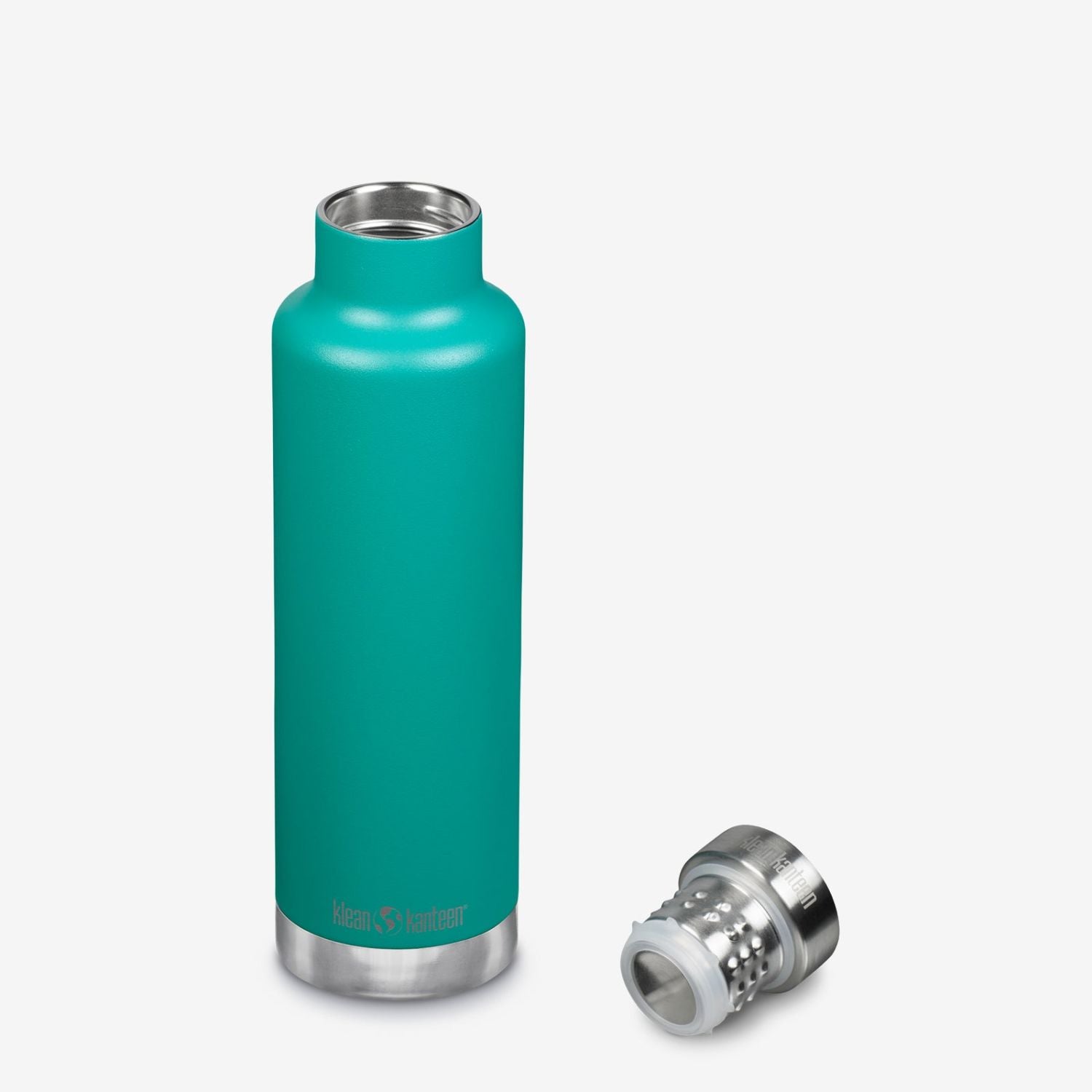 Klean Kanteen Insulated Classic 25Oz With Pour Through Cap - Porcelain