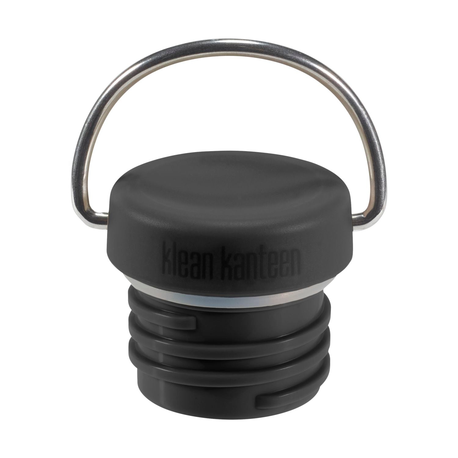 Klean Kanteen Water Bottle Loop Cap with Bale (For Classic Bottles) (Black)