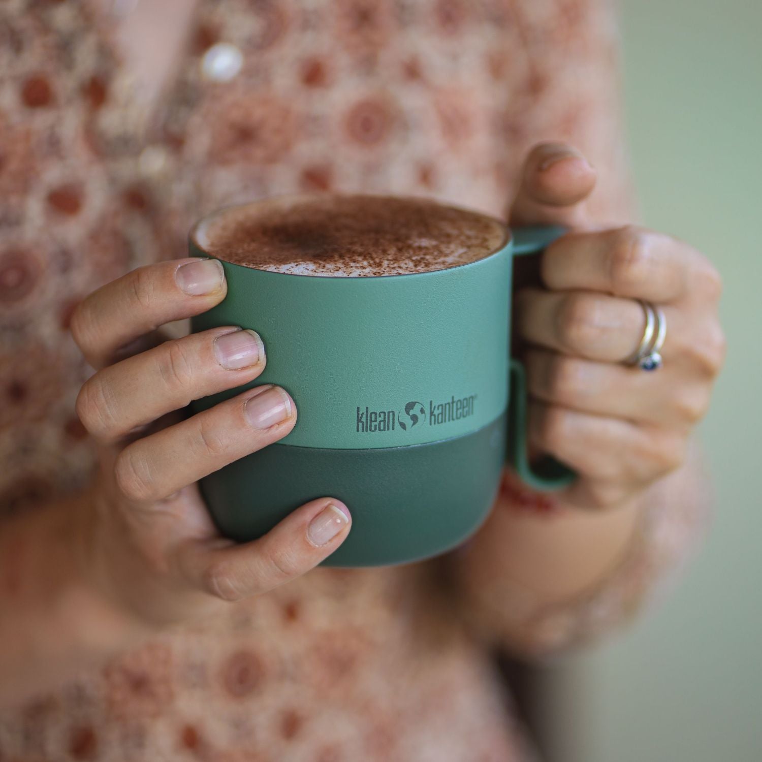 Klean Kanteen Rise 14oz Mug (with Flip Lid) (Sea Spray)