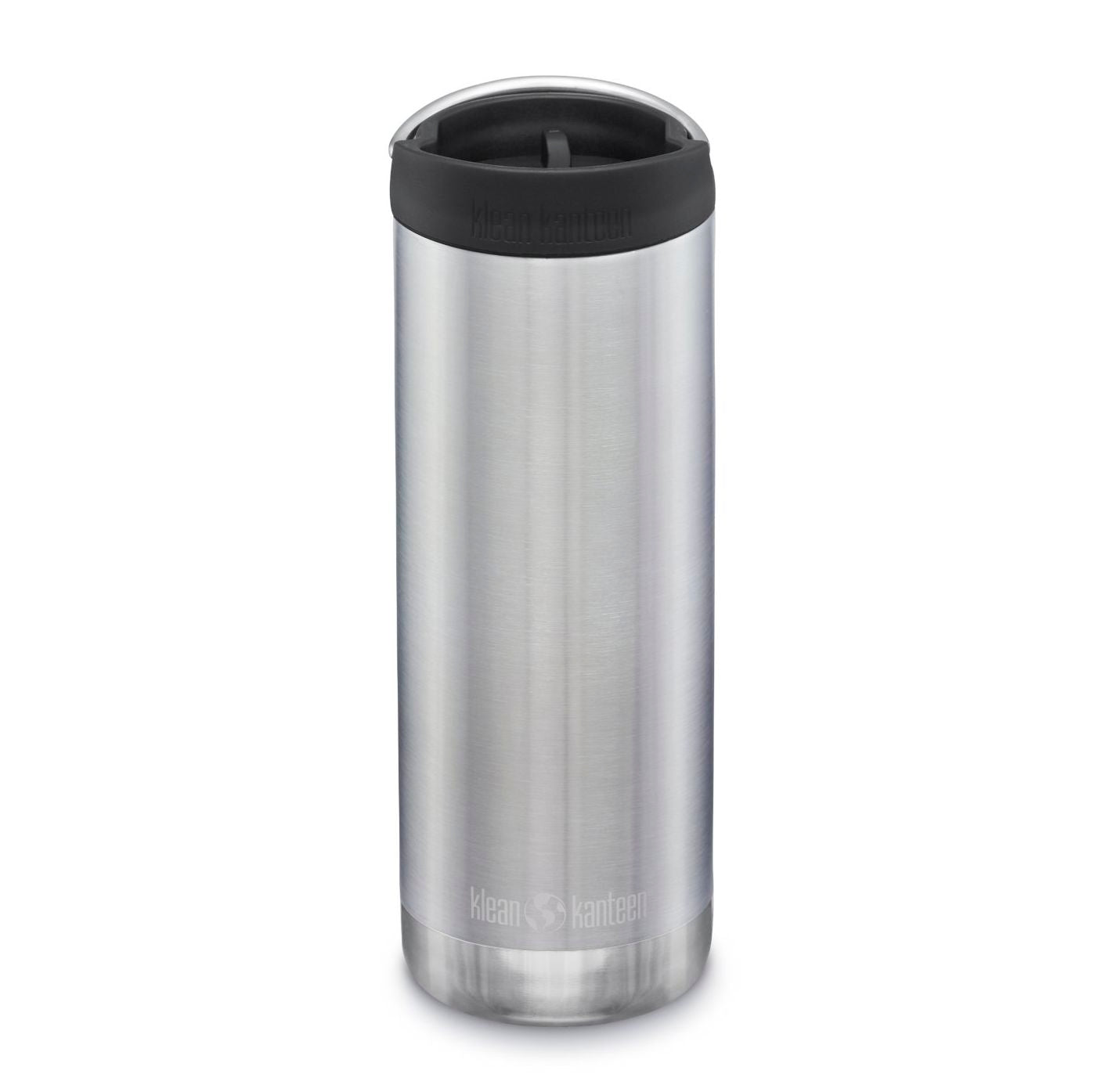 Klean Kanteen Insulated TKWide 16oz Water Bottle (with Cafe Cap) (Brushed Stainless)