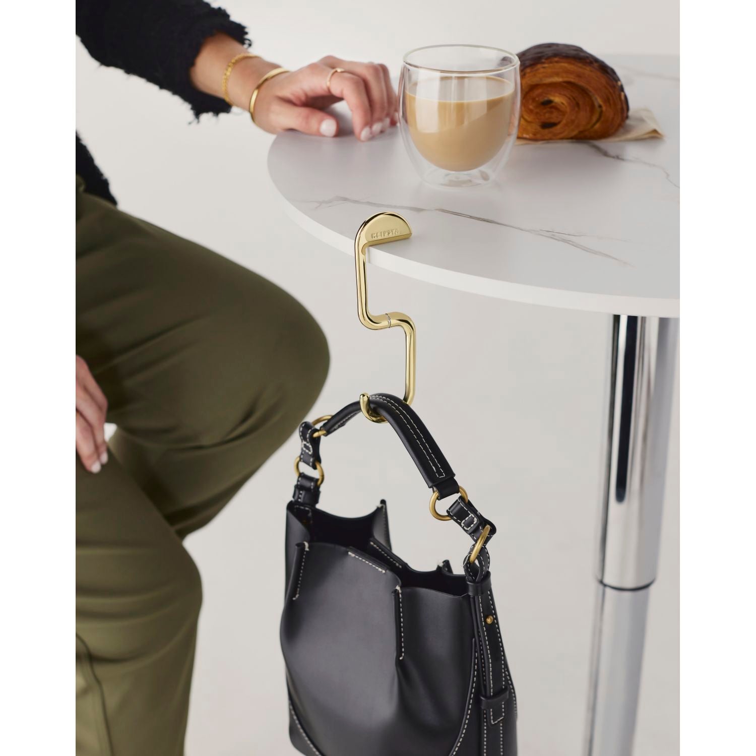 Klipsta Flip Bag Hook - Gold