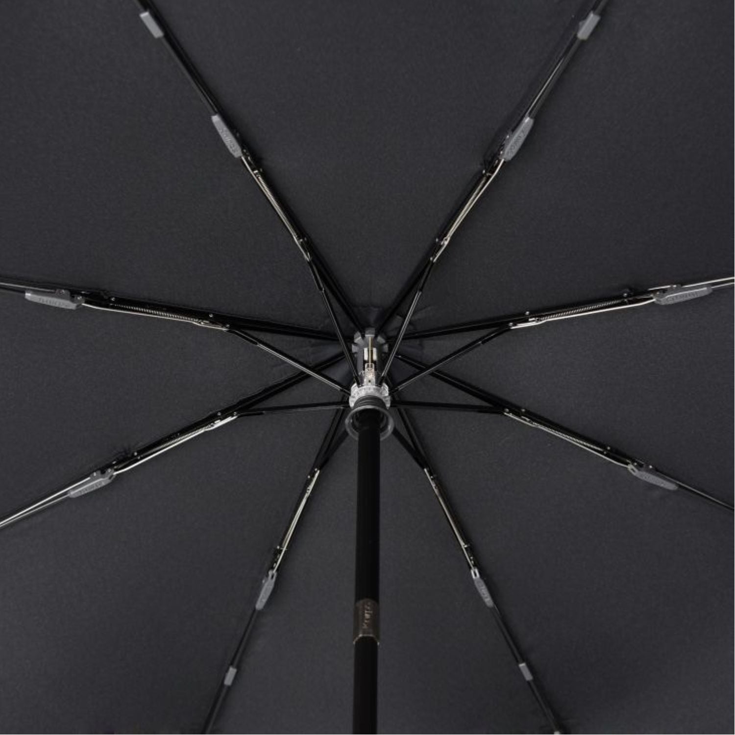 Knirps T.260 Medium Duomatic With Crock Handle Umbrella - Black