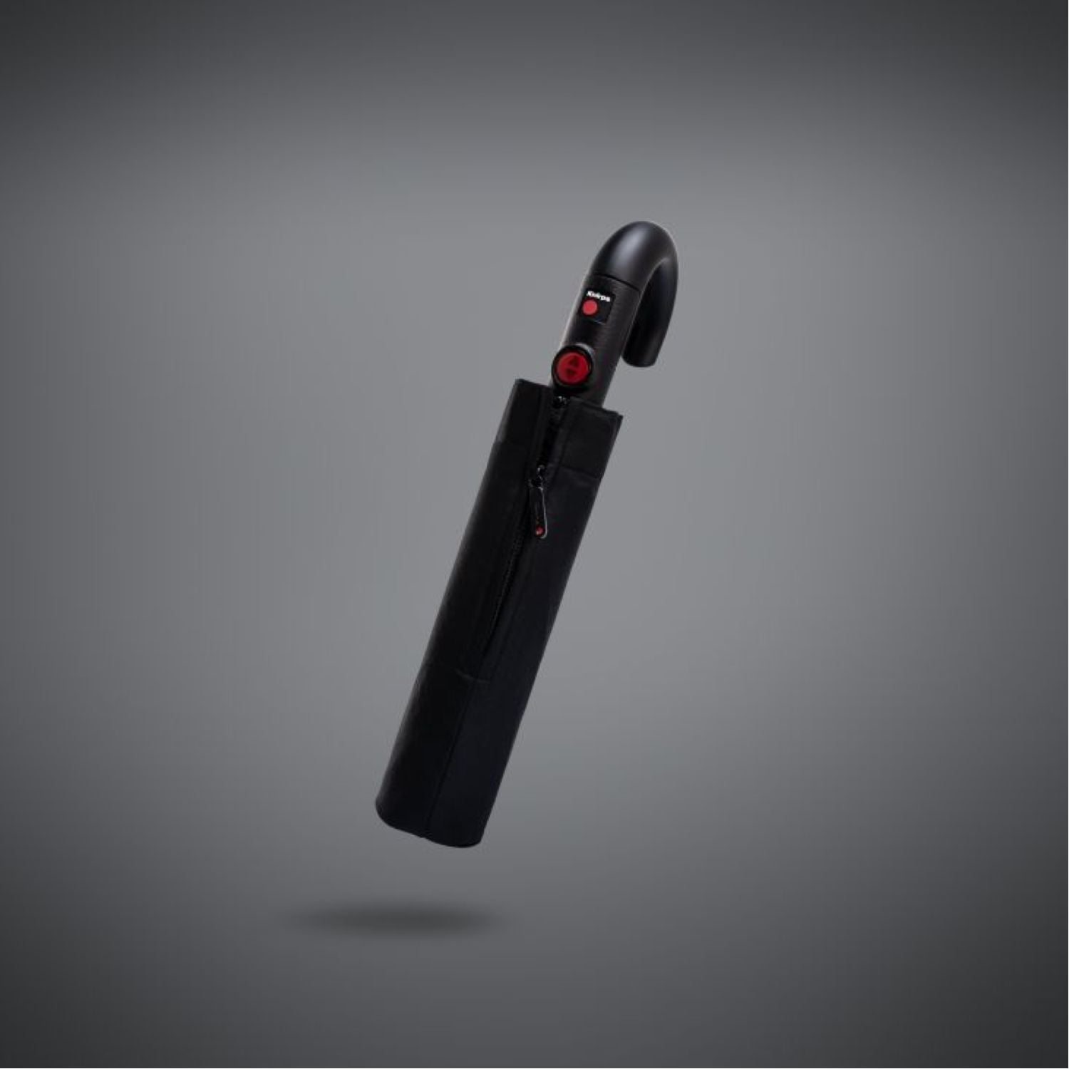 Knirps T.260 Medium Duomatic With Crock Handle Umbrella - Black