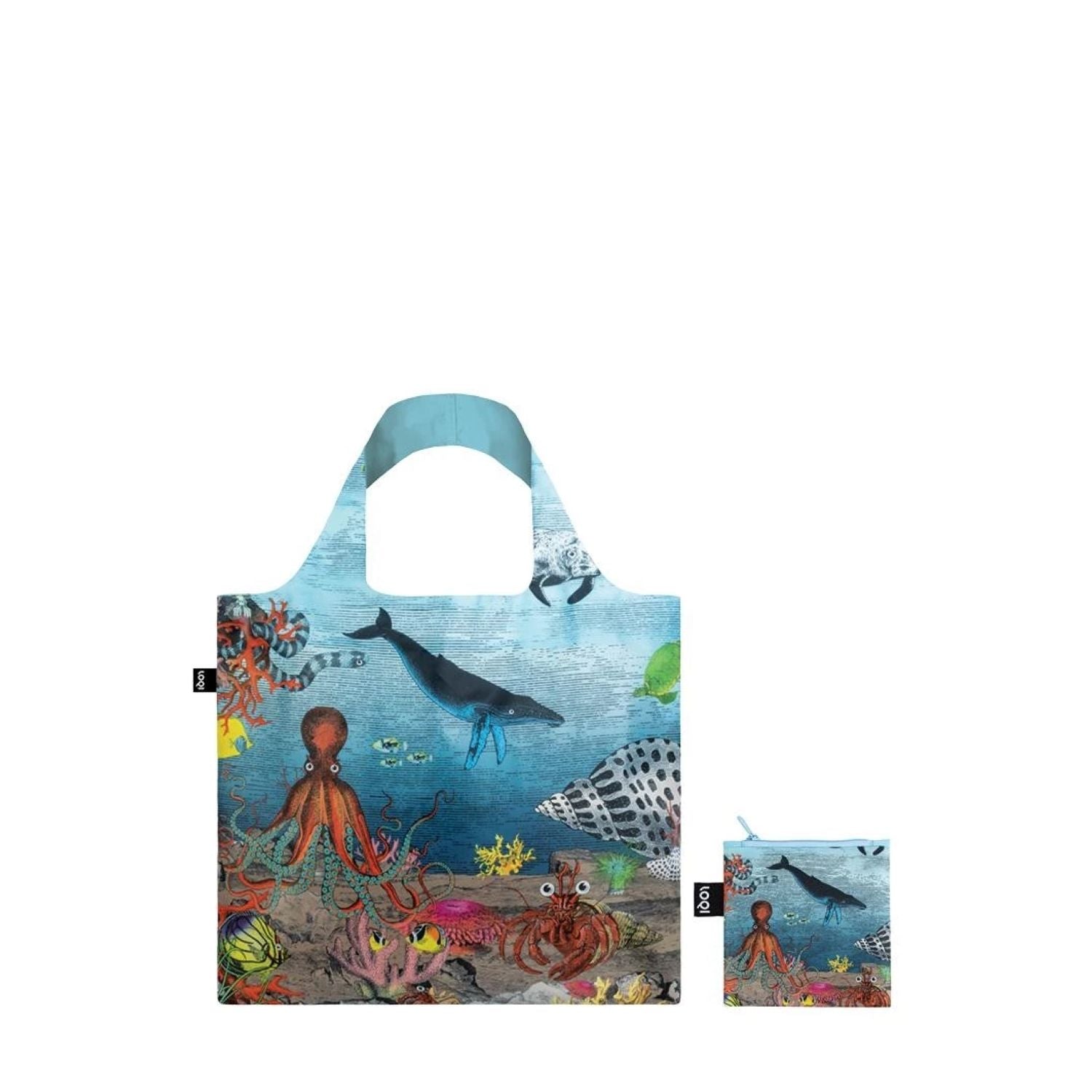 LOQI Artist Foldable Tote Bag - Kristjana S Williams Interiors - Great Barrier Reef