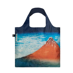 LOQI Hokusai Foldable Tote Bag - Red Fuji, Mountains In Clear Weather