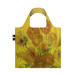 LOQI Museum Foldable Tote Bag - Vincent Van Gogh - Sunflowers 1889