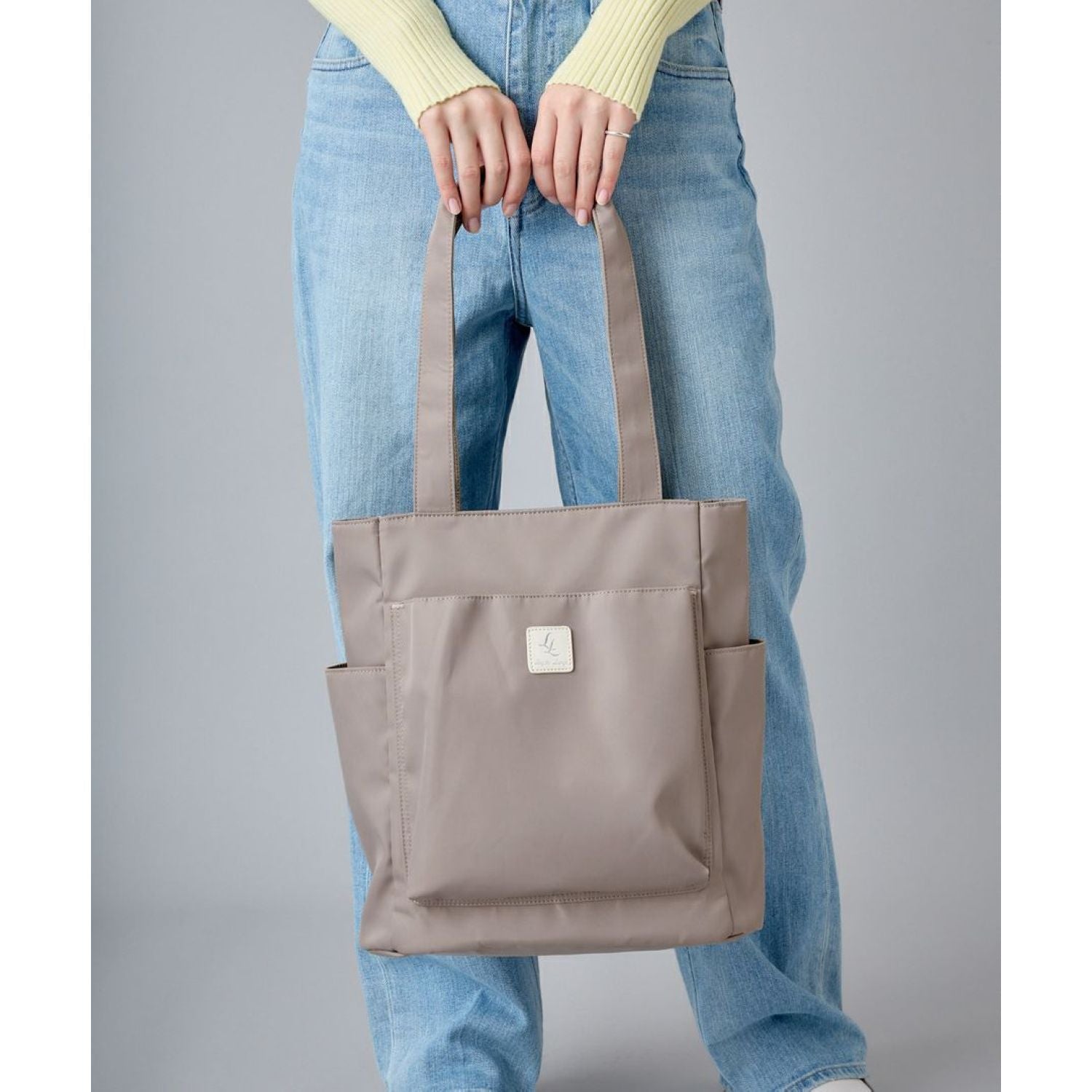 Legato Largo Antibacterial A4 Tote Bag (Blue Grey)