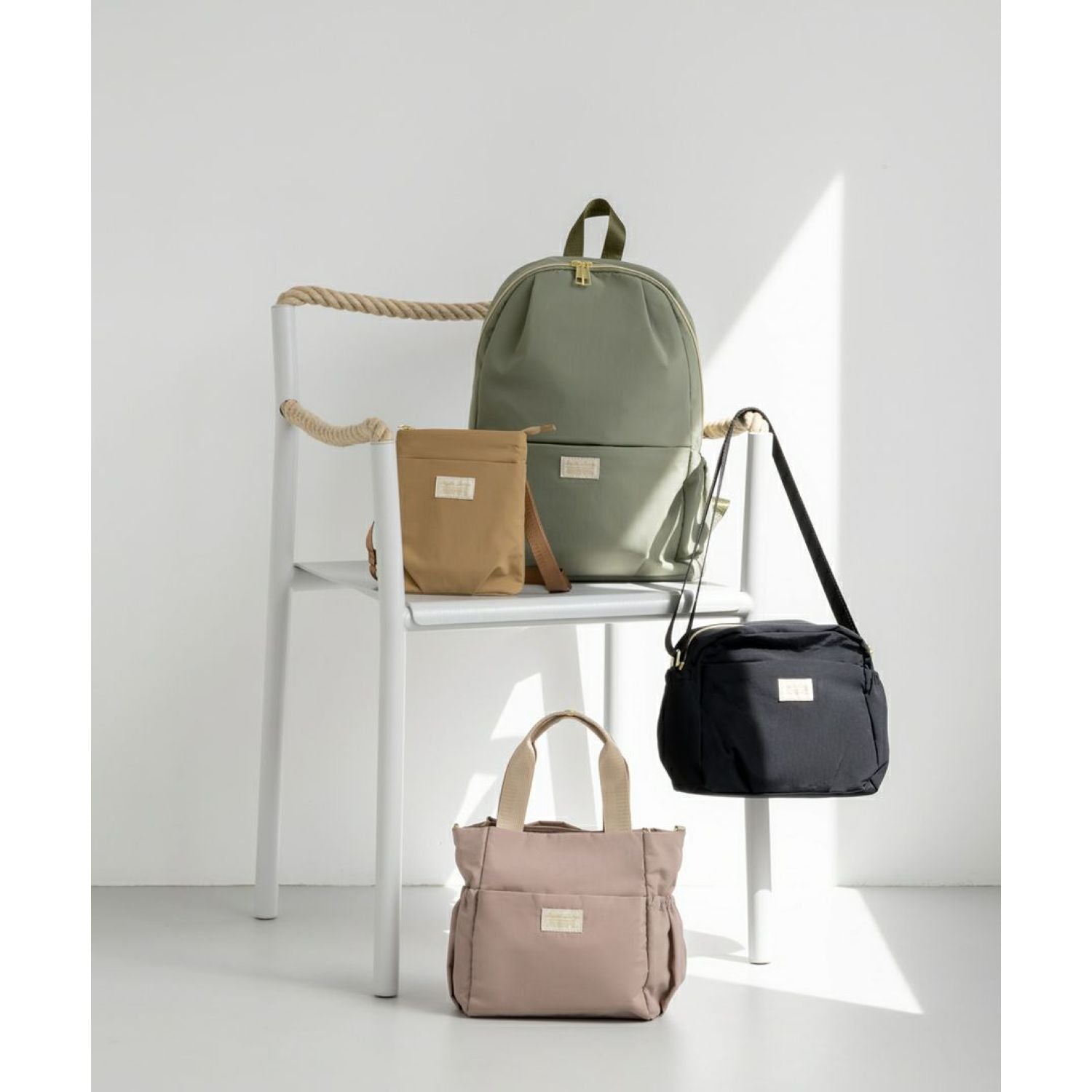 Legato Largo Fuwari 2Way A5 Tote Bag (Dark Pink)