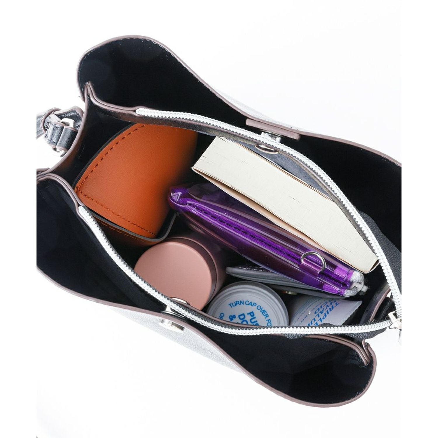 Legato Largo Light Weight Series Vertical Shoulder Bag (Ivory)