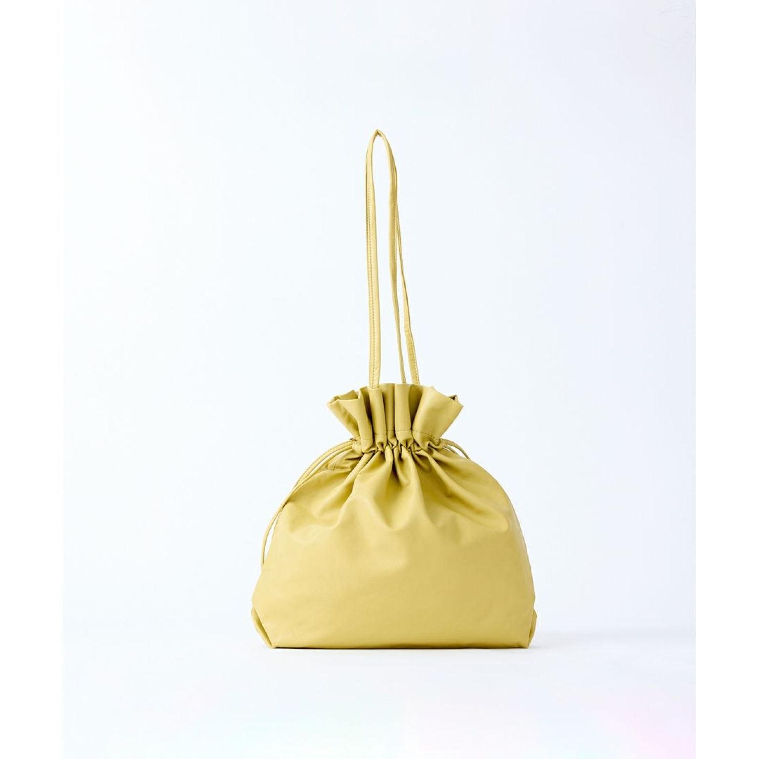 Legato Largo Washable Drawstring A4 Tote Bag (Mint Green)