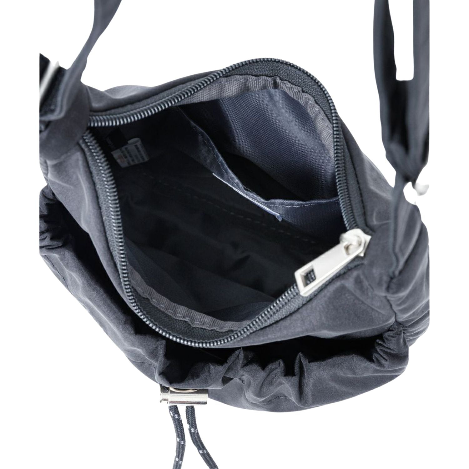 Legato Largo Water Repellent Drawstring Series Mini Shoulder Bag (Black)