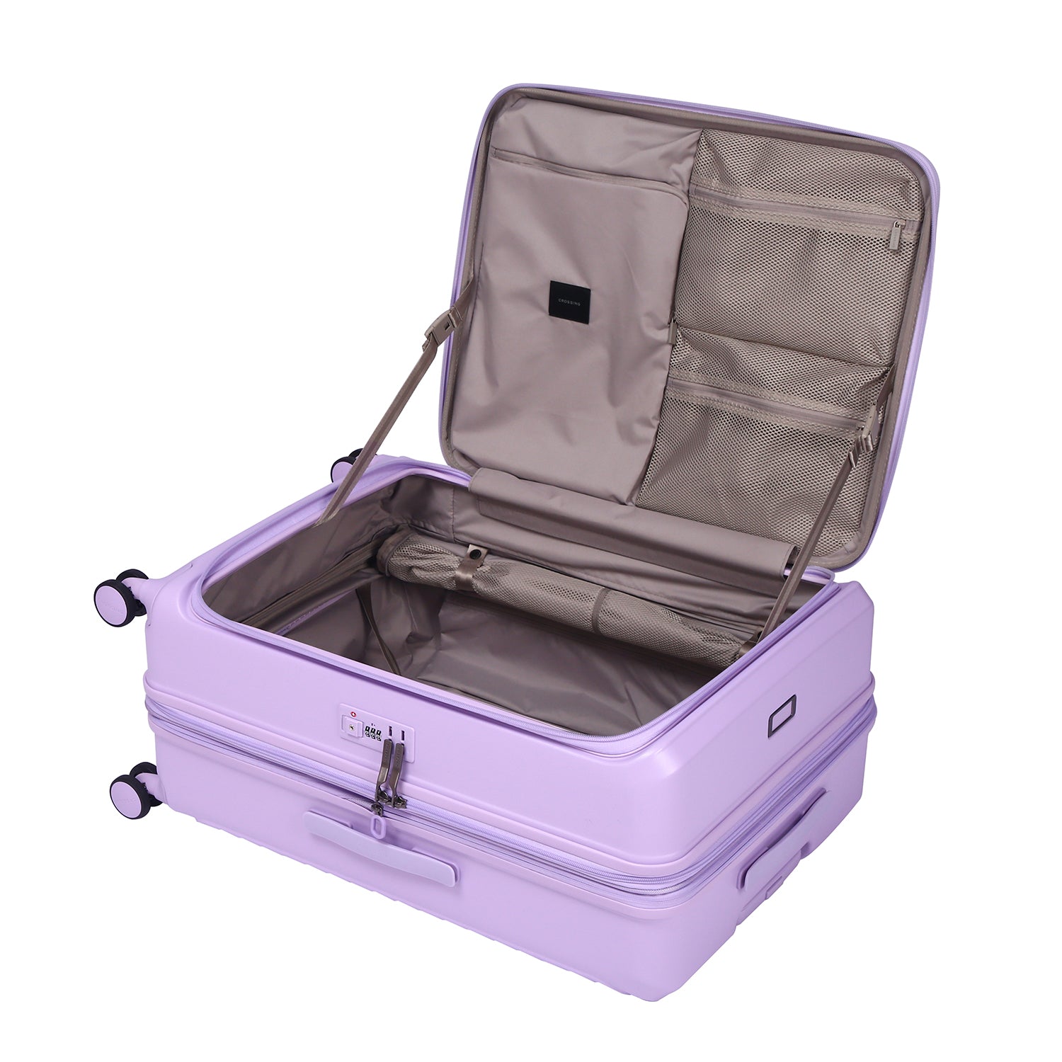 CROSSING INVI 30" Large Expandable Luggage With Front & Middle Access V3 - Lilac