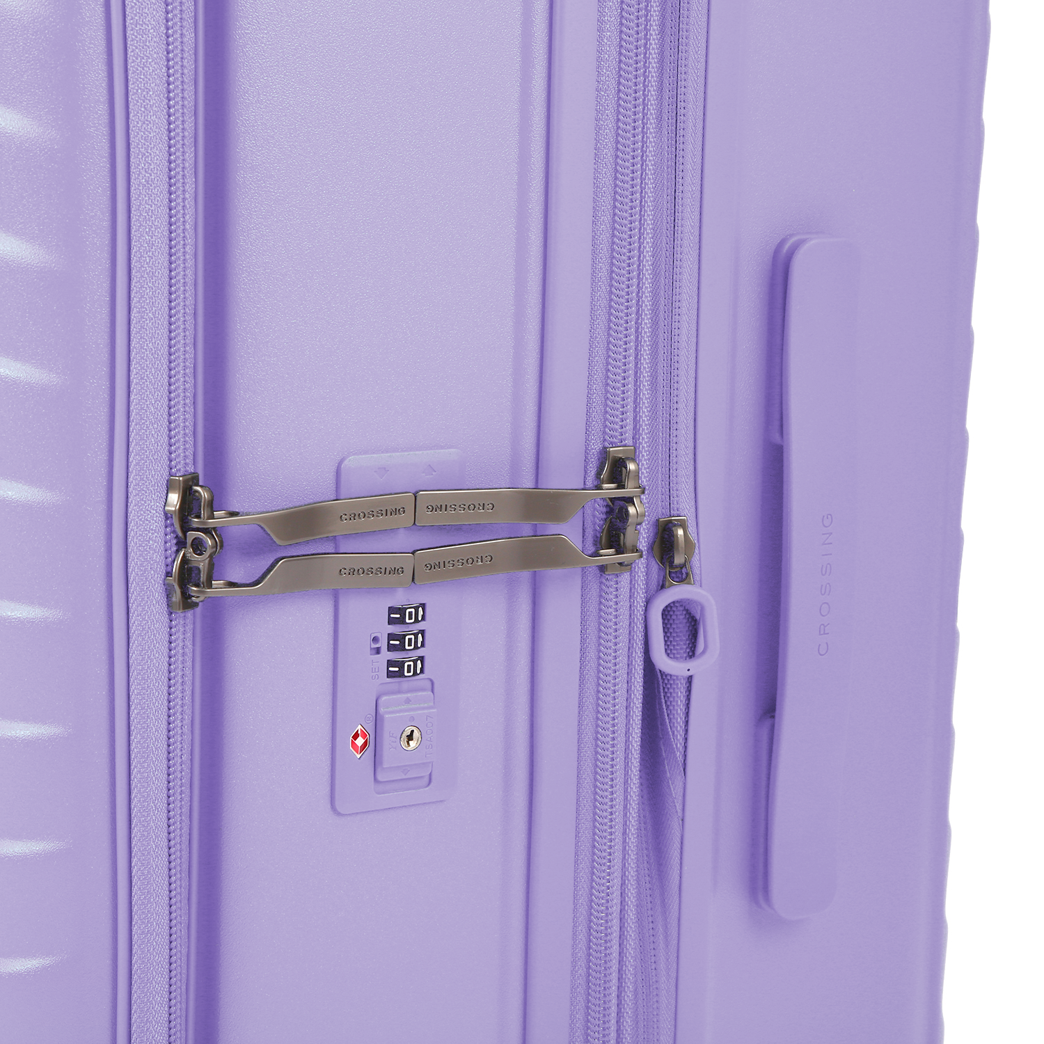 CROSSING INVI 30" Large Expandable Luggage With Front & Middle Access V3 - Lilac