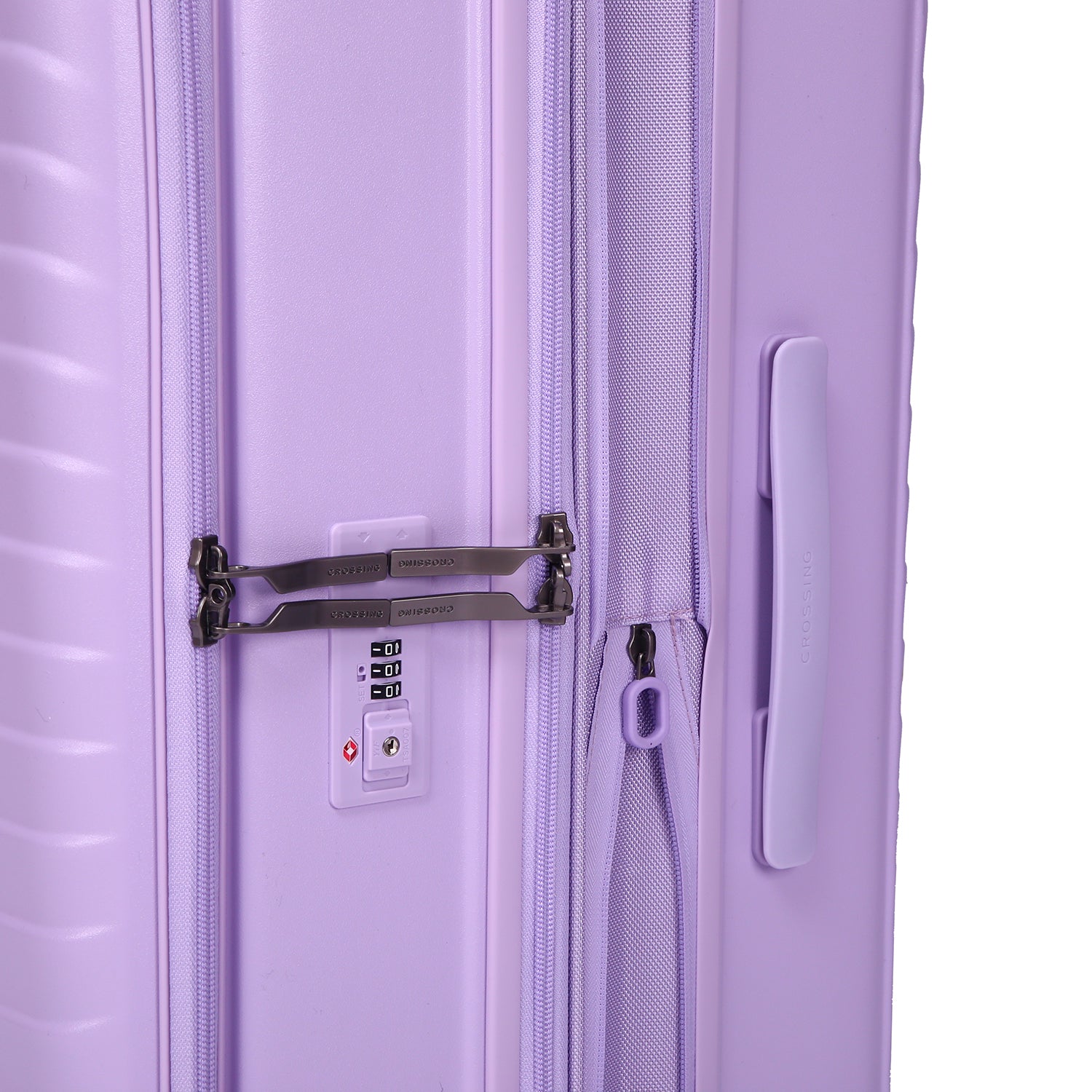 CROSSING INVI 30" Large Expandable Luggage With Front & Middle Access V3 - Lilac