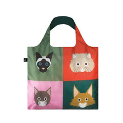 LOQI Artist Foldable Tote Bags - Stephen Cheetham - Cats