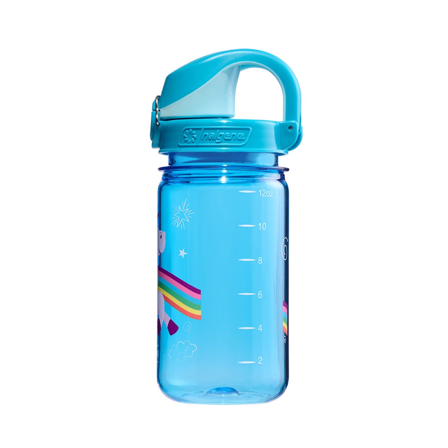 Nalgene 12oz On-The-Fly (OTF) Kids Sustain Water Bottle - Blue Unicorn