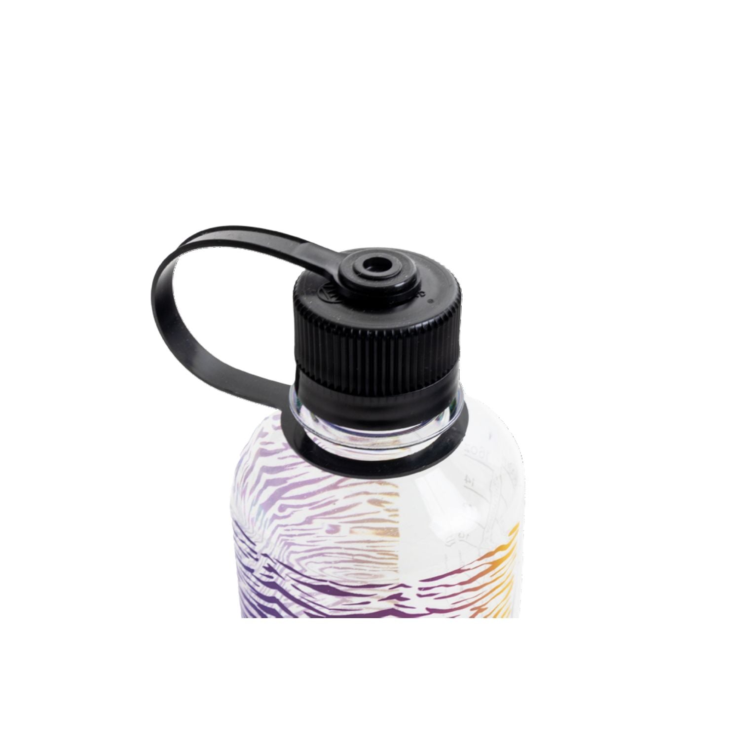Nalgene 16oz Narrow Mouth Sustain Water Bottle  - Clear Rainbow Zebra