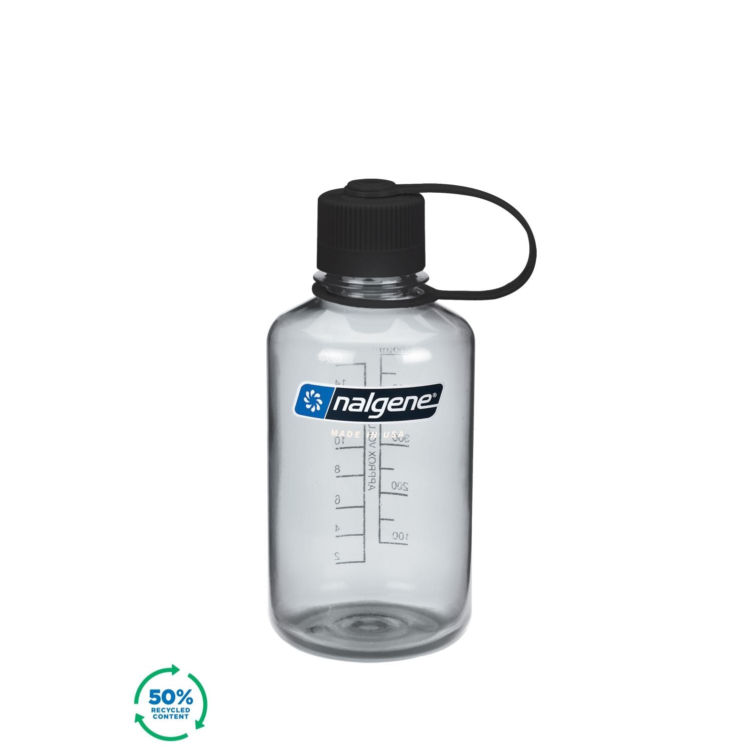 Nalgene 16oz Narrow Mouth Sustain Water Bottle  - Gray