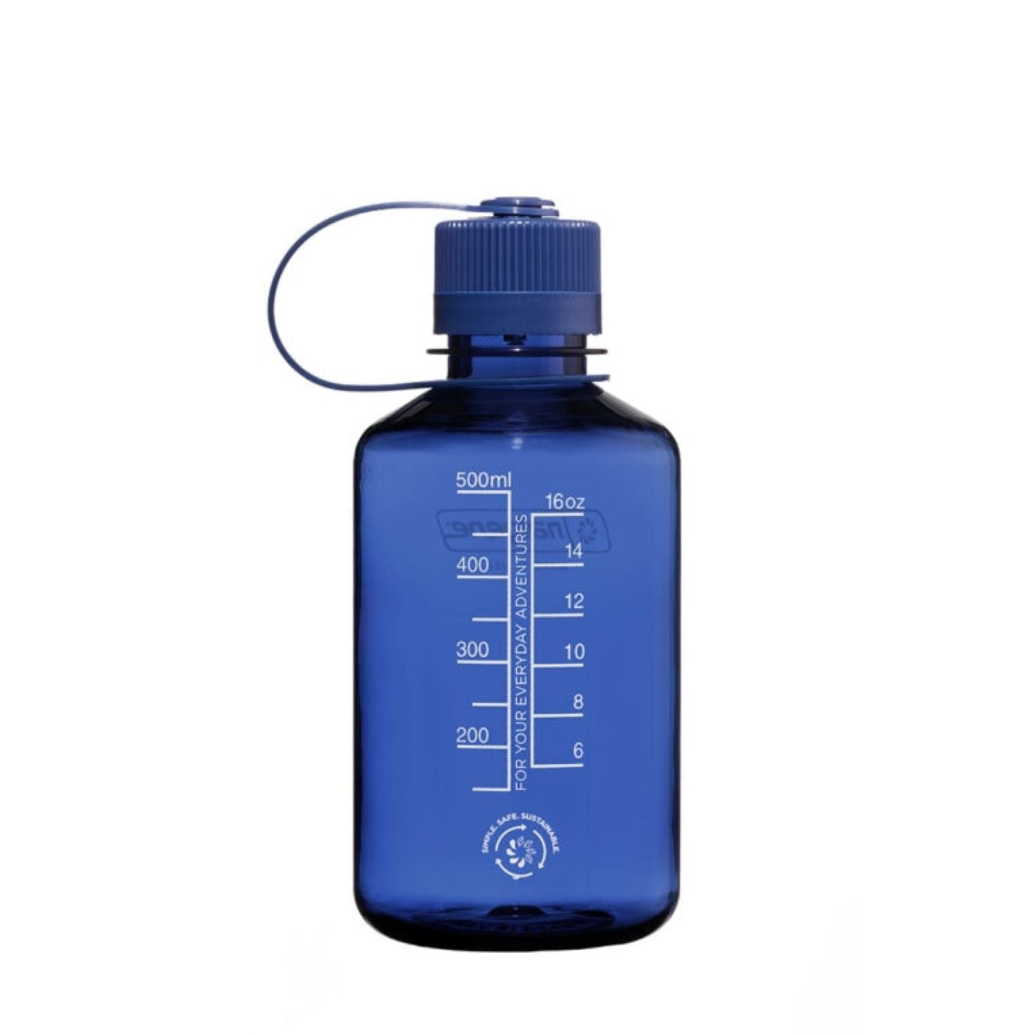 Nalgene 16oz Narrow Mouth Sustain Water Bottle - Denim (Monochrome)