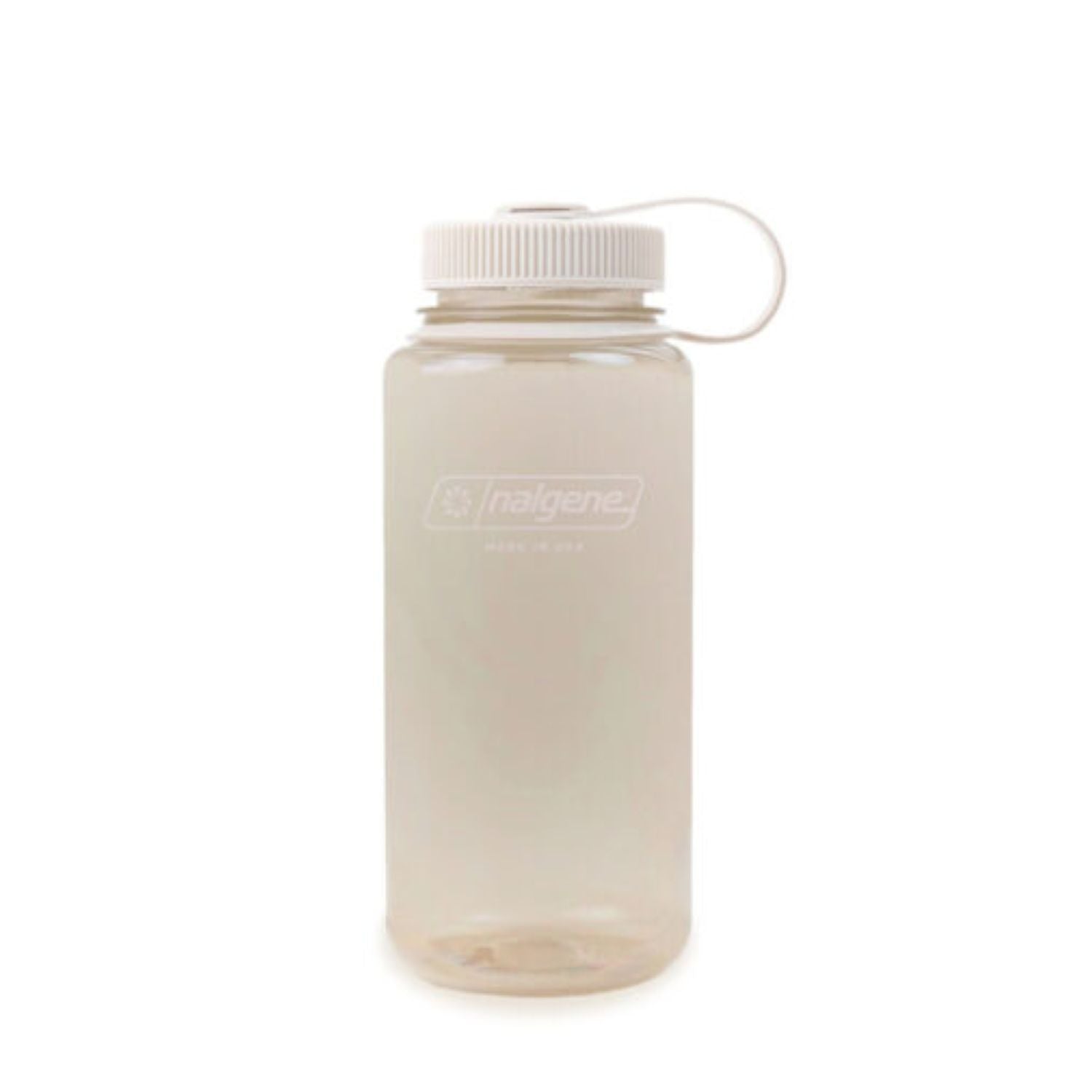 Nalgene 16oz Wide Mouth Sustain Water Bottle - Cotton (Monochrome)