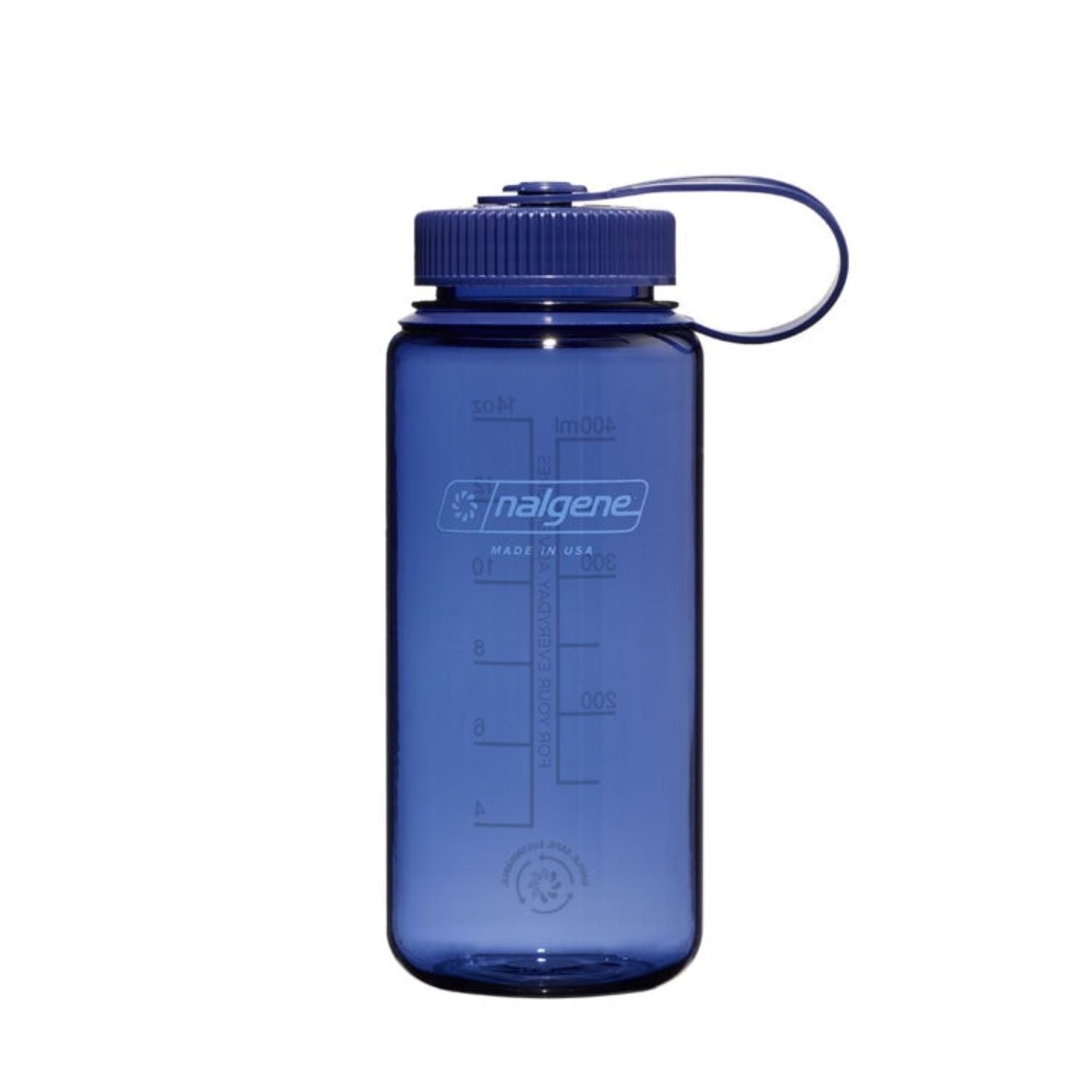 Nalgene 16oz Wide Mouth Sustain Water Bottle - Denim (Monochrome)