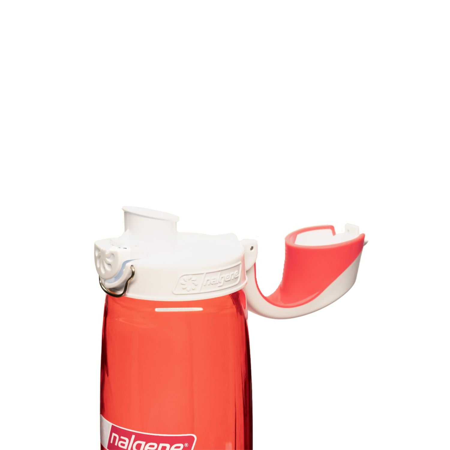 Nalgene 24oz On-The-Fly (OTF) Sustain Water Bottle - Coral with Frost Coral Cap